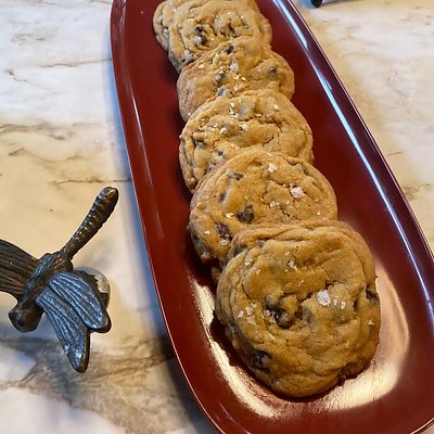 Chocolate Chunk Cookies With Flaky Sea Salt (12 Cookie Min.)