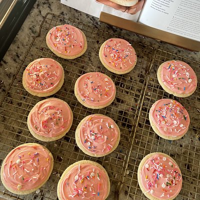 Frosted Sugar Cookies