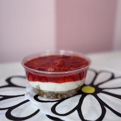 Strawberry Pretzel Salad Cups