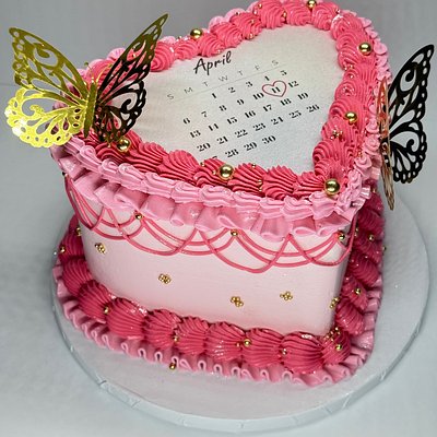 Custom Burnaway Cake