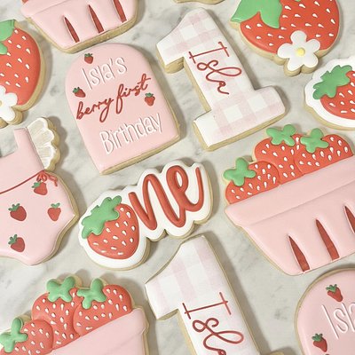 Iced Sugar Cookies 