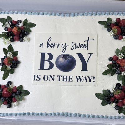 Full Sheet Cake (Single Layer)