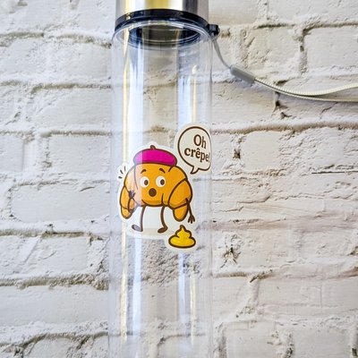 Oh crepe Water Bottle