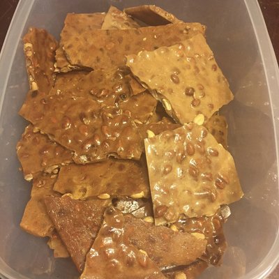 1 Lb Peanut Brittle