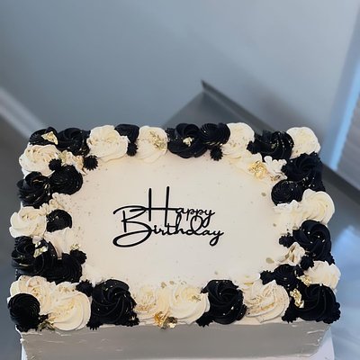 1/2 Sheet Cake (40-60 Servings)