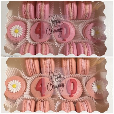 60 Custom Macarons 