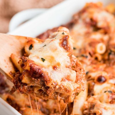Half Tray Bake Ziti 