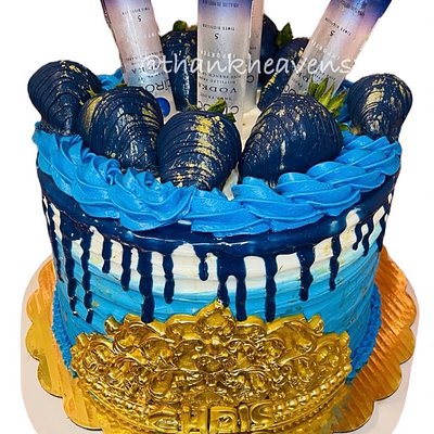 Liquor Decor Cake