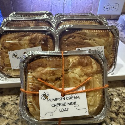 Pumpkin Cream Cheese mini Loaf 