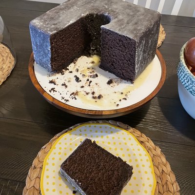 Mile High Bourbon Chocolate Pound Cake