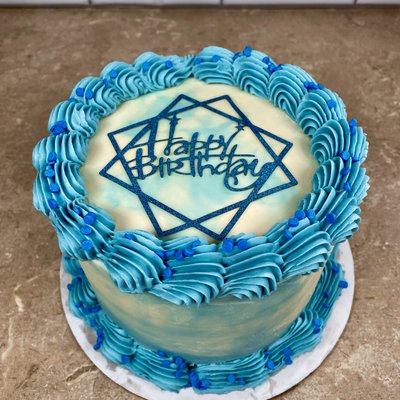 Classic Mini Birthday Cake – 6” Two Layer (serves 6-8)