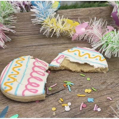 Sprinkle Filled Egg Cookie 
