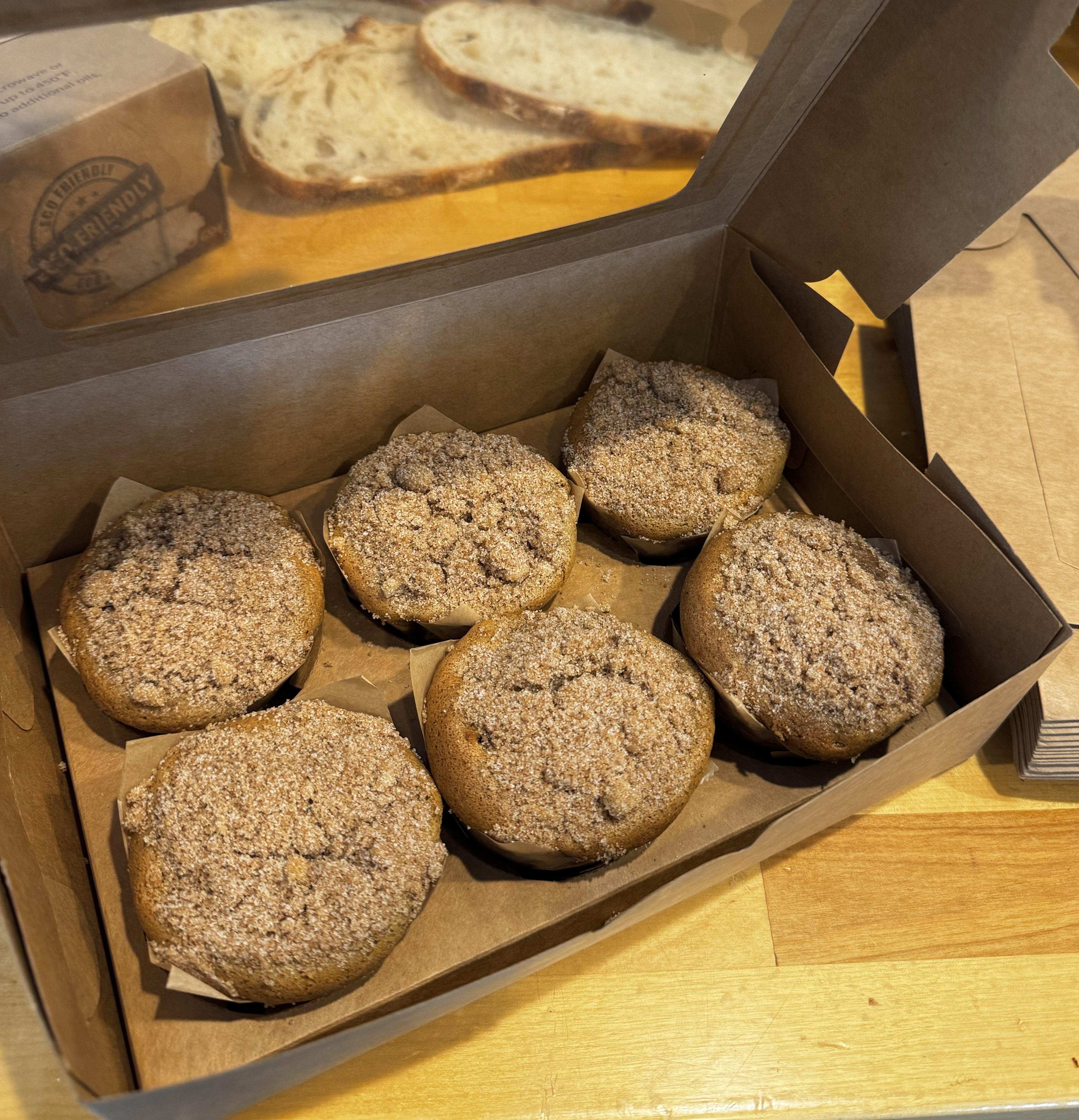 Cinnamon Toast Crunch Sourdough Muffins- 6 Pack