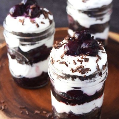 Black Forest Cake In A Cup