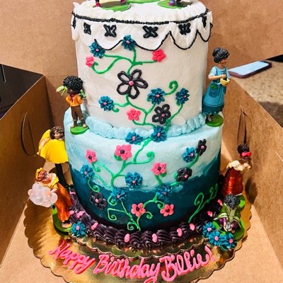 2 Tier Cake (9” & 6”, Feeds Approx 30-38)