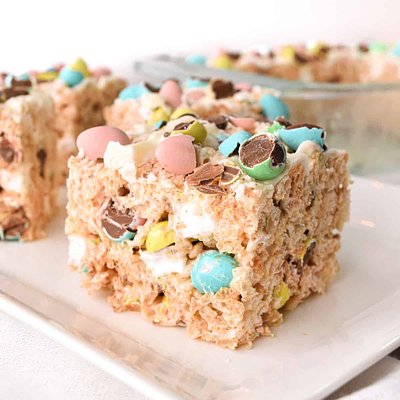 Chocolate Egg-Rice Krispie Treat (Holiday Wrapped)