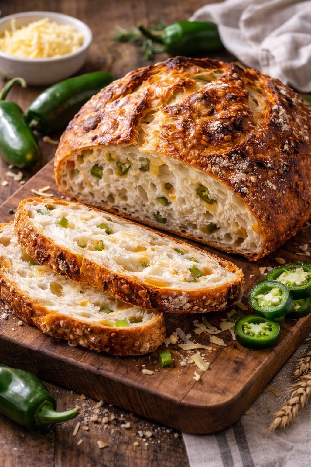 Jalapeño Cheese Sourdough 