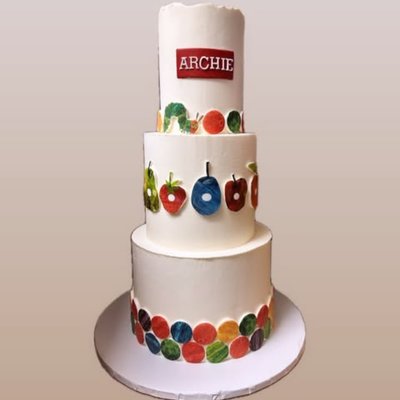 6”, 8”, & 10” 3-Tier Cake (serves 80)