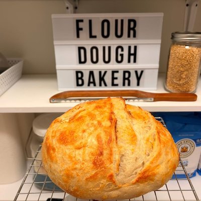 XL Organic Sourdough Loaf- Cheddar