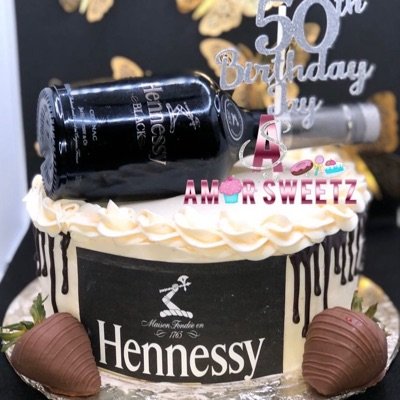 Liquor Theme Cake 
