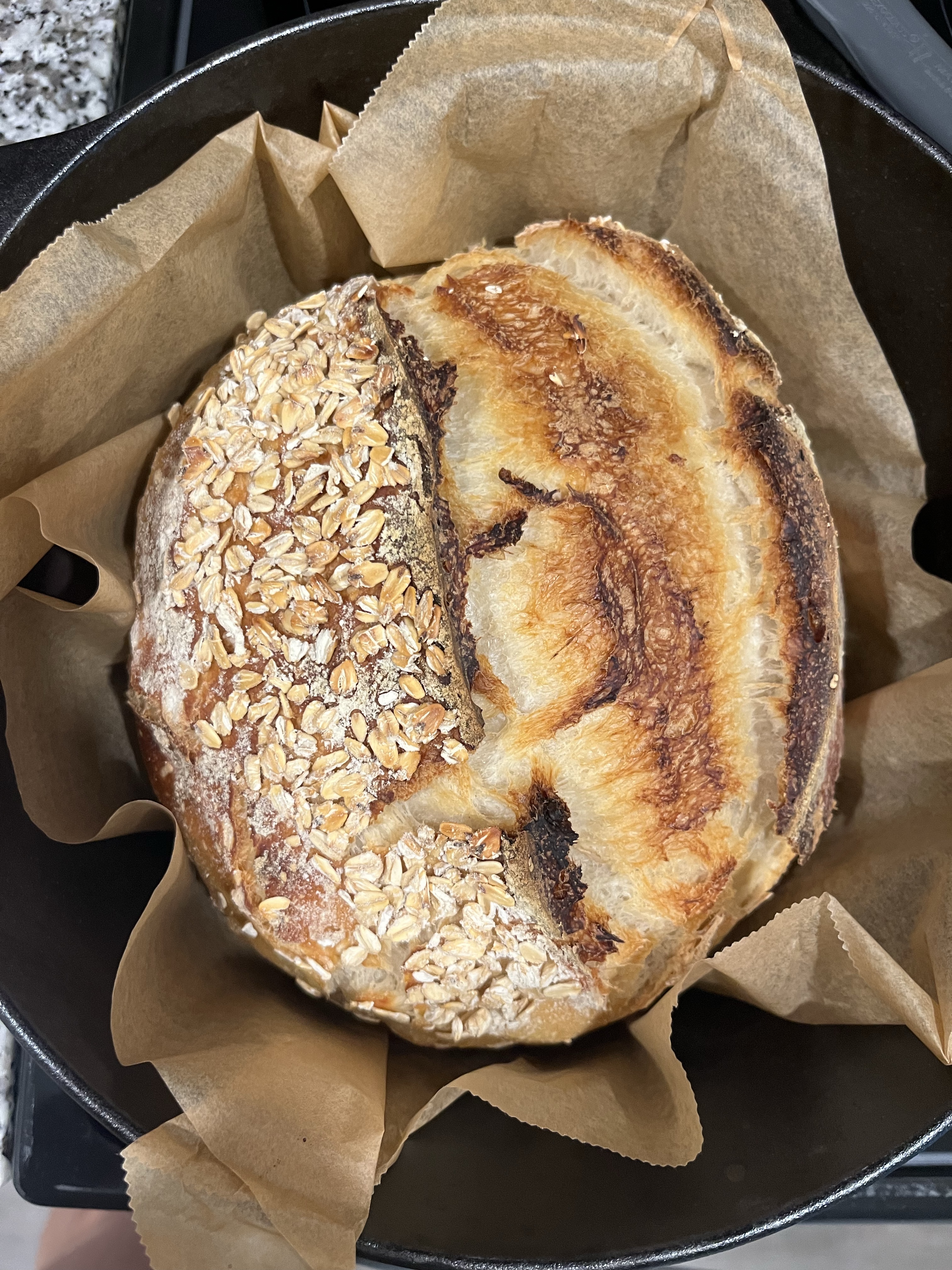 Organic Oat & Honey Sourdough 
