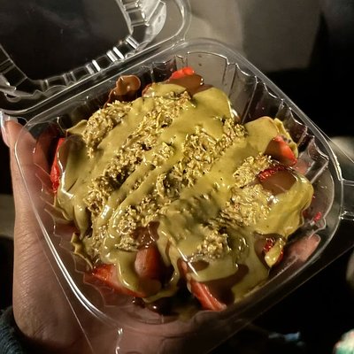 Dubai Chocolate Covered Salad 