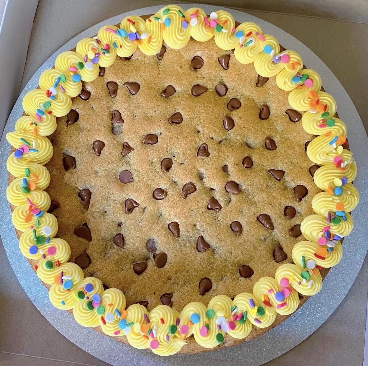 Chocolate Chip Cookie CAKE (9in Round)