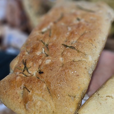 Rosemary Sea Salt Sourdough Bread 