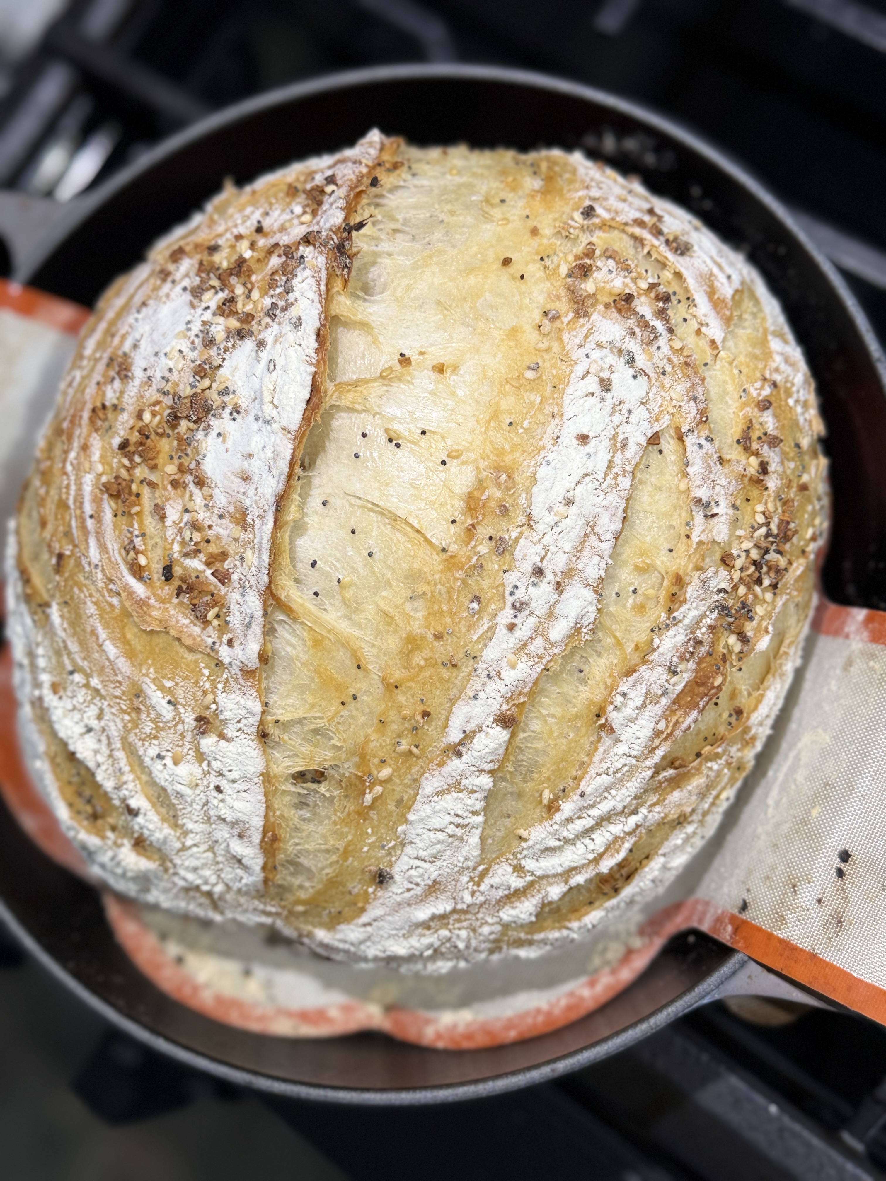 Everything bagel Sourdough Loaf