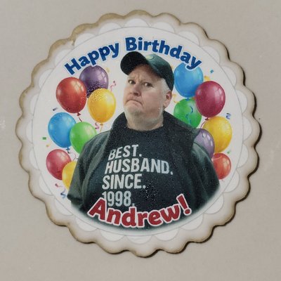 Decorated Edible Image Birthday Cookies 3