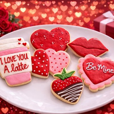 Valentine’s Day Sugar Cookie Half Dozen 