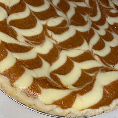 Sweet Potato Cheesecake Pie