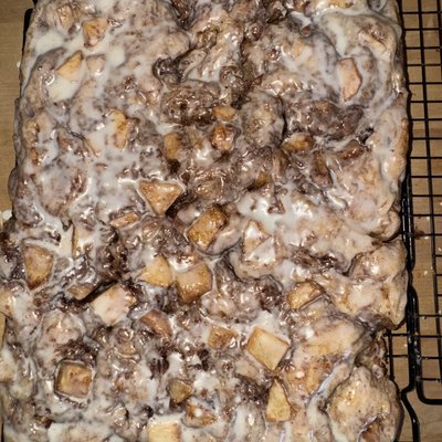 Apple fritter focaccia
