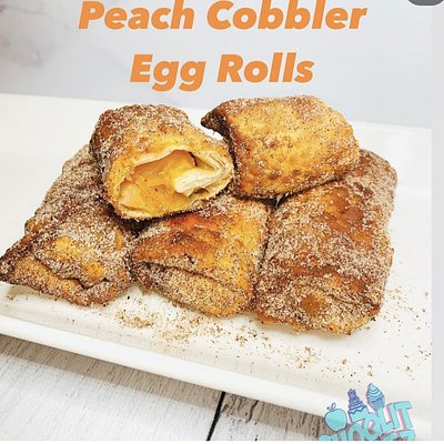 Peach Cobbler Rolls