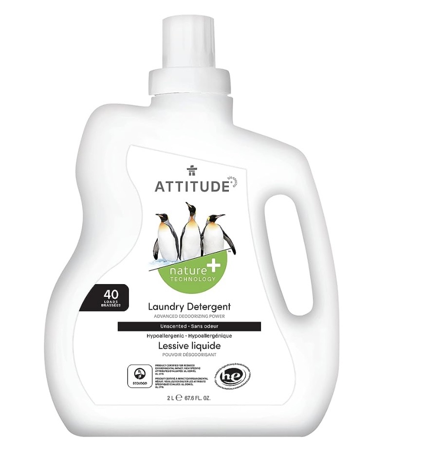 Attitude Vegan & Plant Based fragrance free detergent