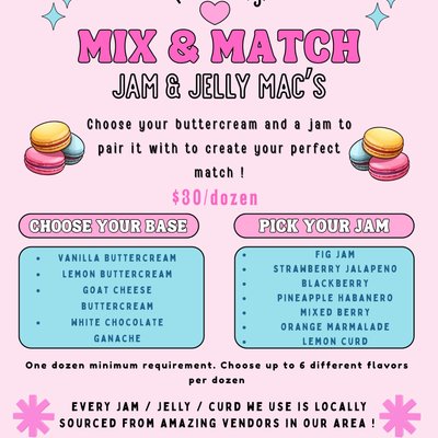 Jam / Jelly Macarons