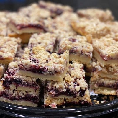 Raspberry Almond Bars 