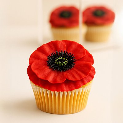 Poppy Cupcakes (12)