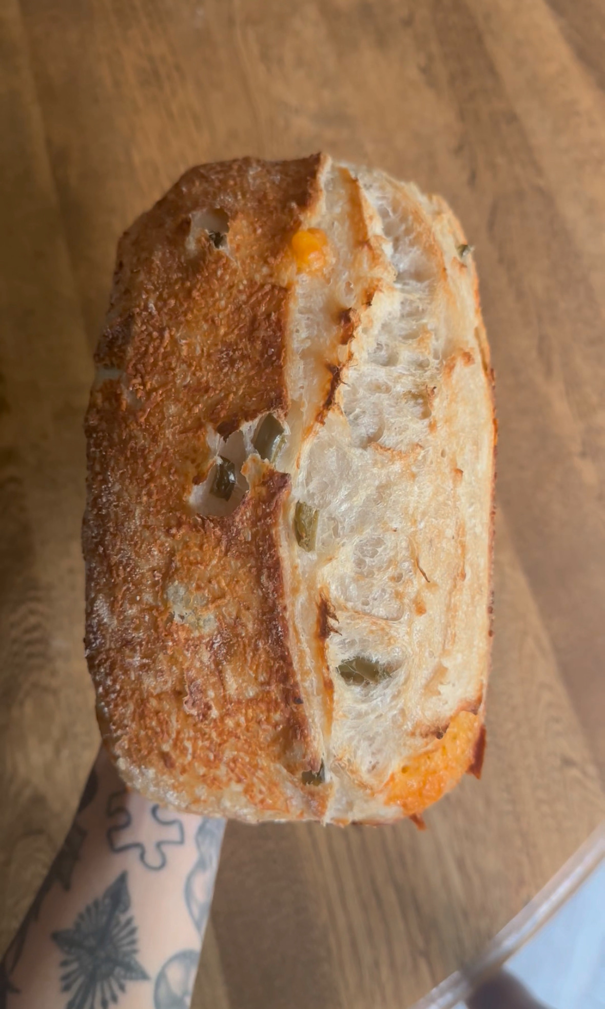Jalapeño Cheddar Artisan Loaf 