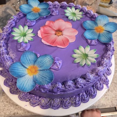 Blueberry Cake - Single Or Tiered