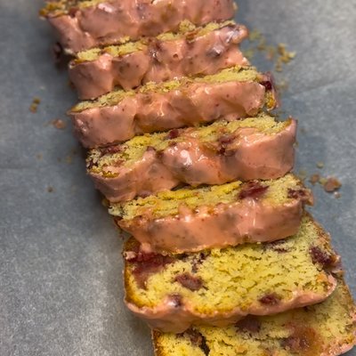 Strawberry Poundcake Loaf
