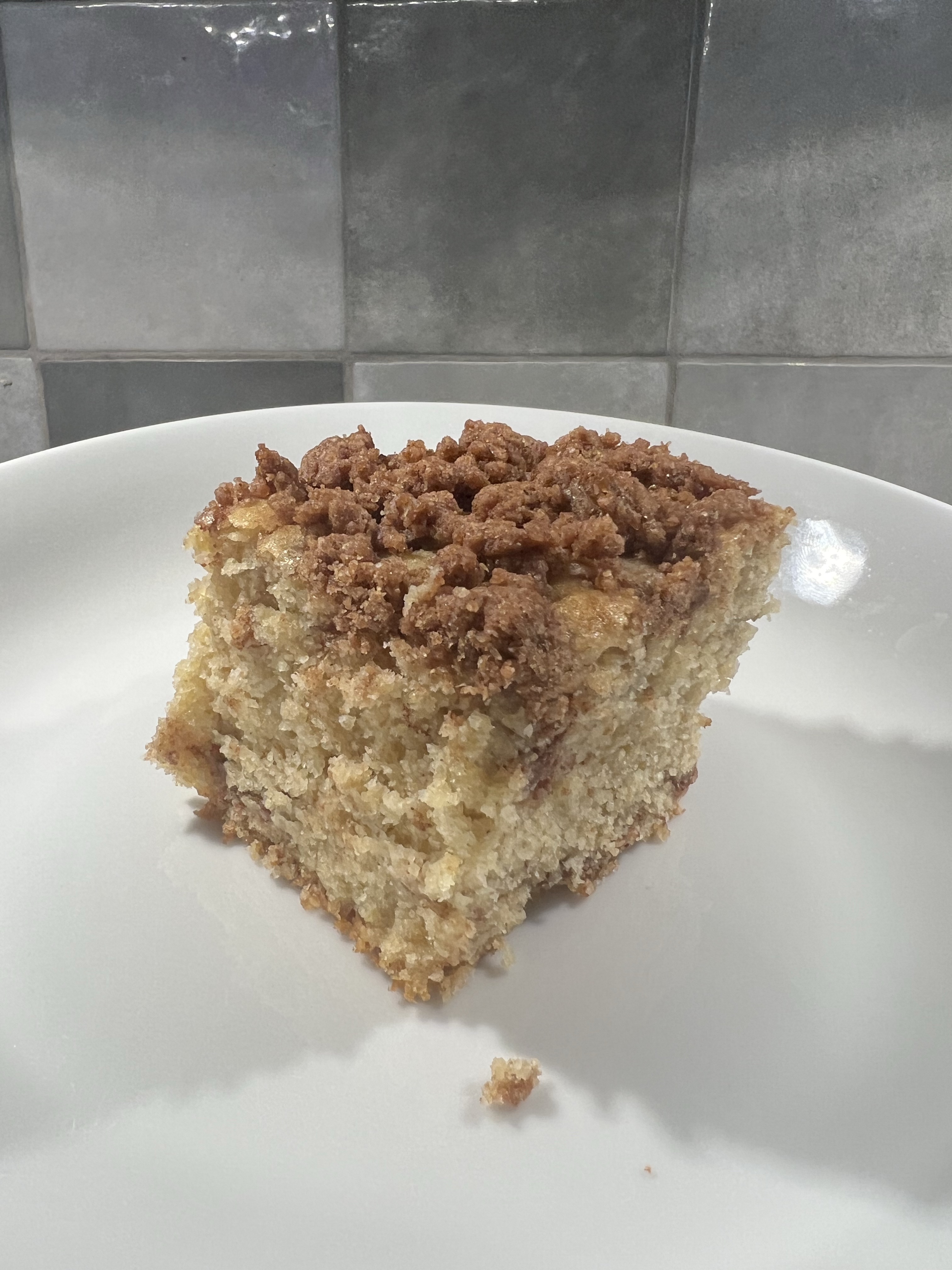 Coffee Cake With A Browned Butter Crumble