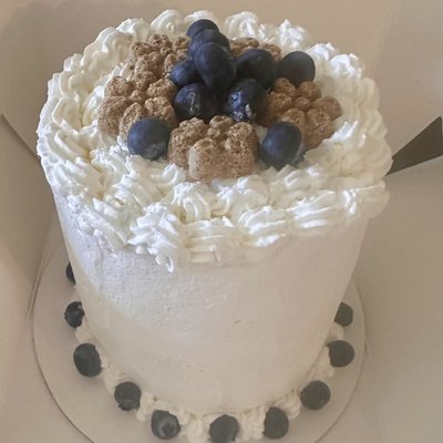 Birthday Pupcake 4 Inch Layered 