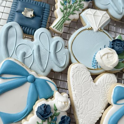 Custom Bridal/Wedding Cookies