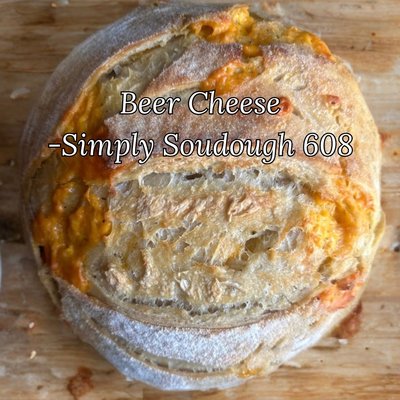 Mini Sourdough Beer Cheese Loaf