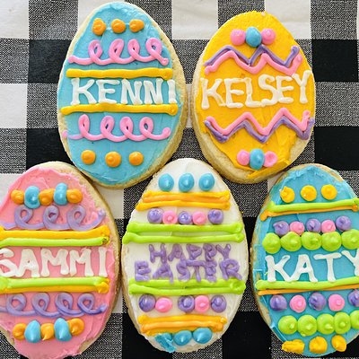 Personalized Easter Egg Jumbo Cookie