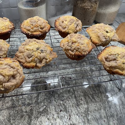 Chocolate Chip Sourdough Muffins With Strudel