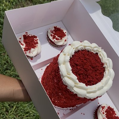 Small cake And 4 Cupcakes 🧁 
