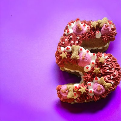 Number Cake -Various Decorations 