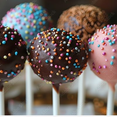 Cake pops (Option to choose color and flavor must buy 12 or more) *Gluten Free
